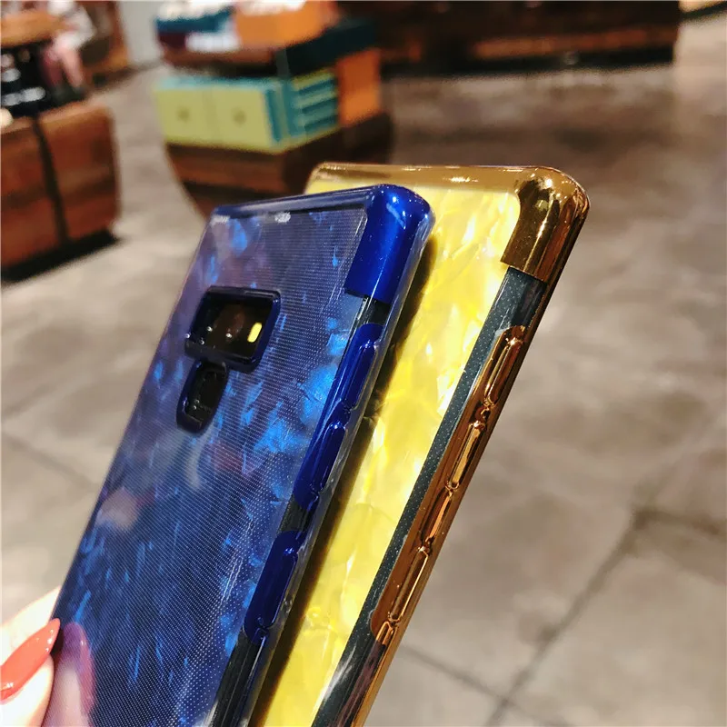 Мрамор чехол на мобильный телефон для samsung Note 9 8 S10 S10E S9 S8 плюс S7 S6 край Bling ТПУ M10 M20