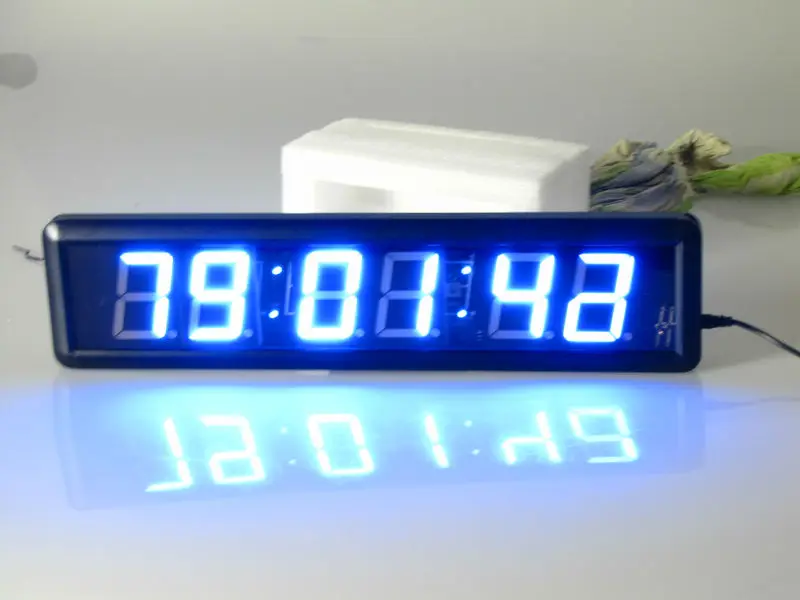 Настенные часы Fedex бесплатная доставка синие беззвучные настенные 1 8 дюйма для