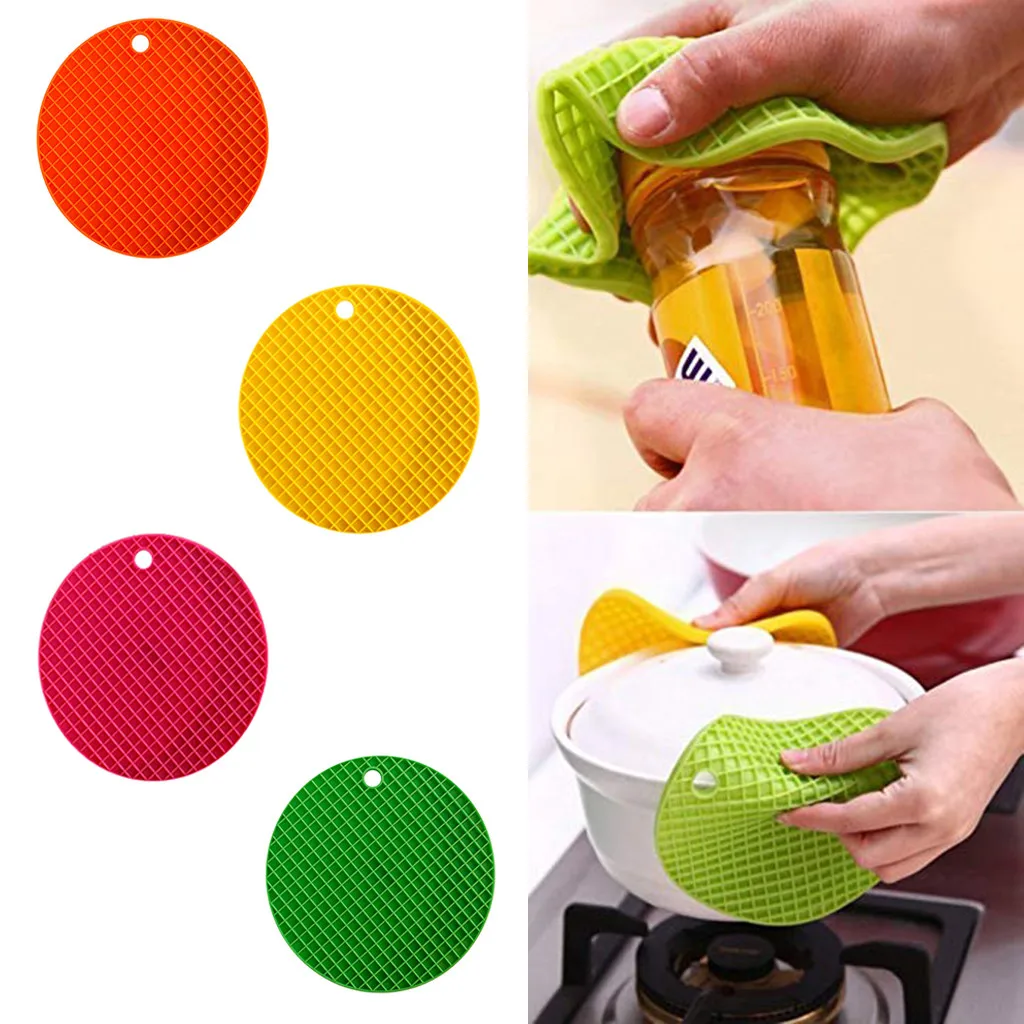 2019 Новый стиль силиконовые тепла теплоизоляционная Подставка под посуду круглый