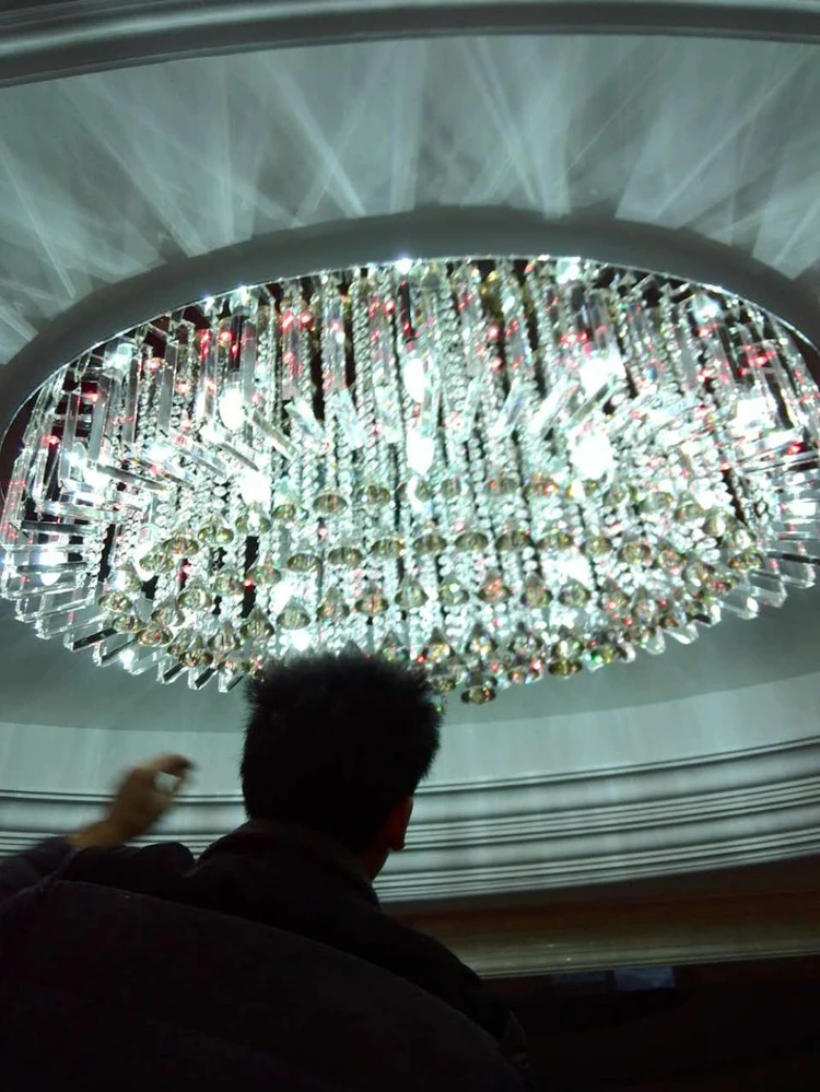 Хит продаж особая цена гарантирована 100% большая современная люстра Хрустальная