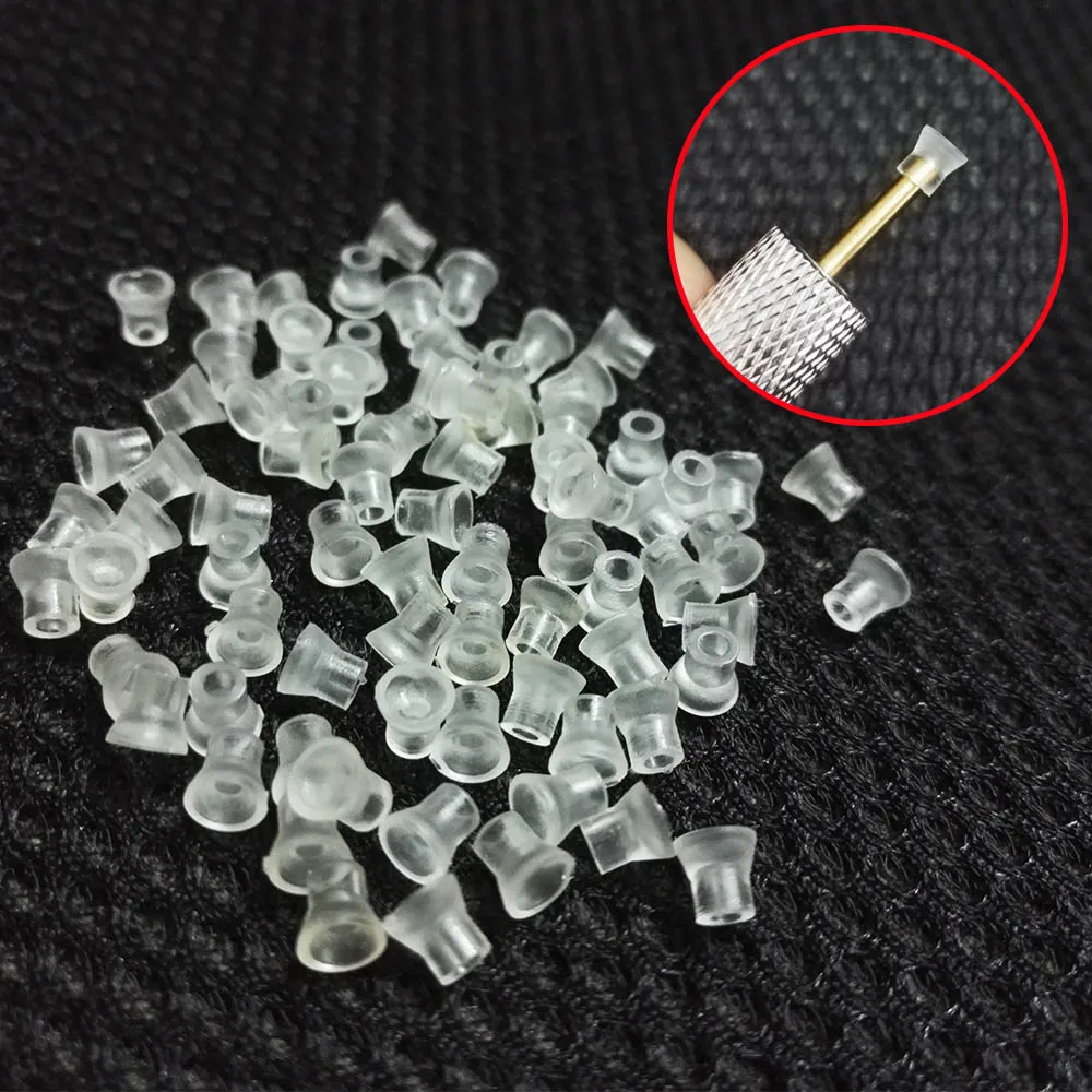 20 шт. микроболтовка Caneta Tebori Ручка резиновые идеальные провода Slicon крышка