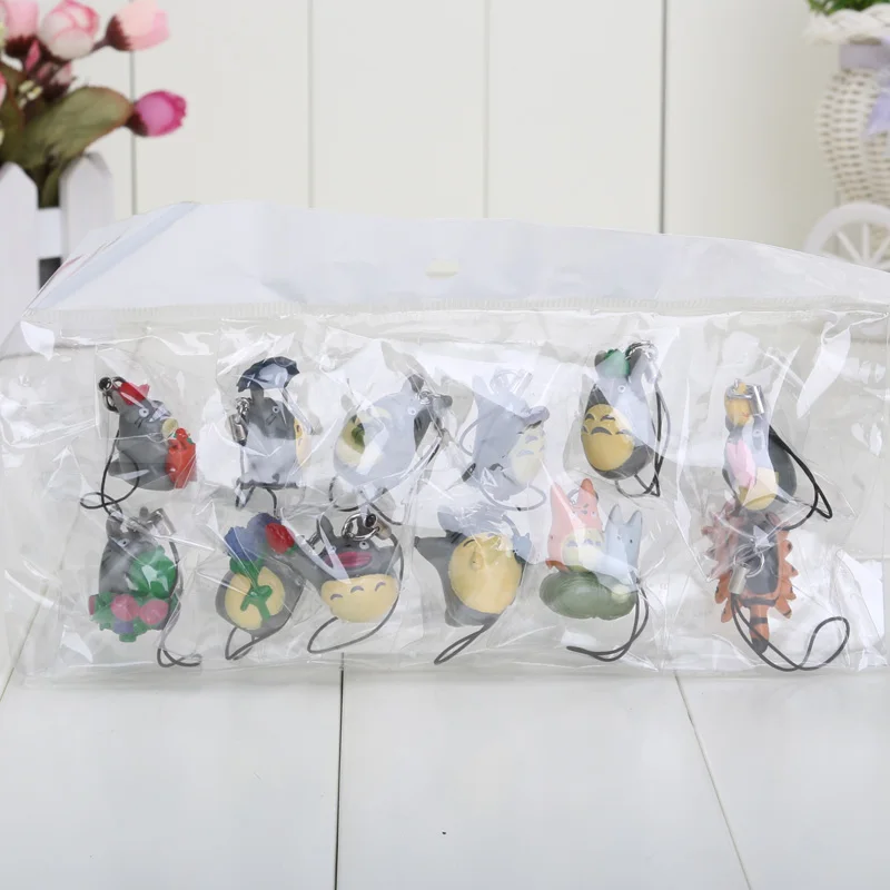 12 шт./лот Ловушка с пиритированным узором аниме Мой сосед Тоторо понё доставка