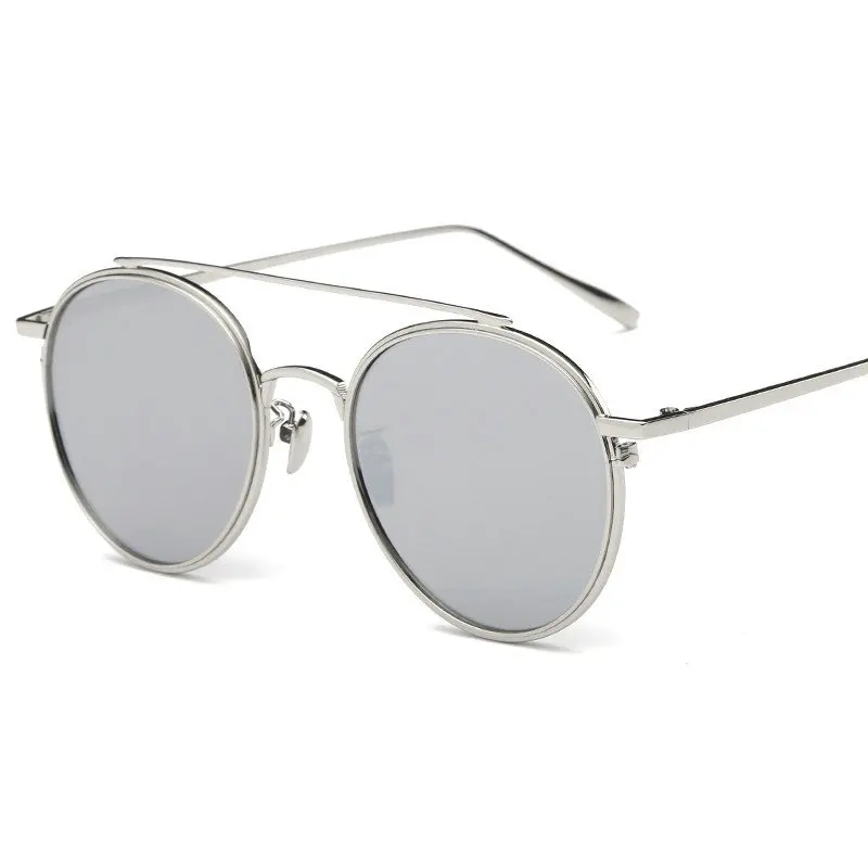 Солнцезащитные очки MINCL Круглые в стиле панк для мужчин и женщин дизайнерские