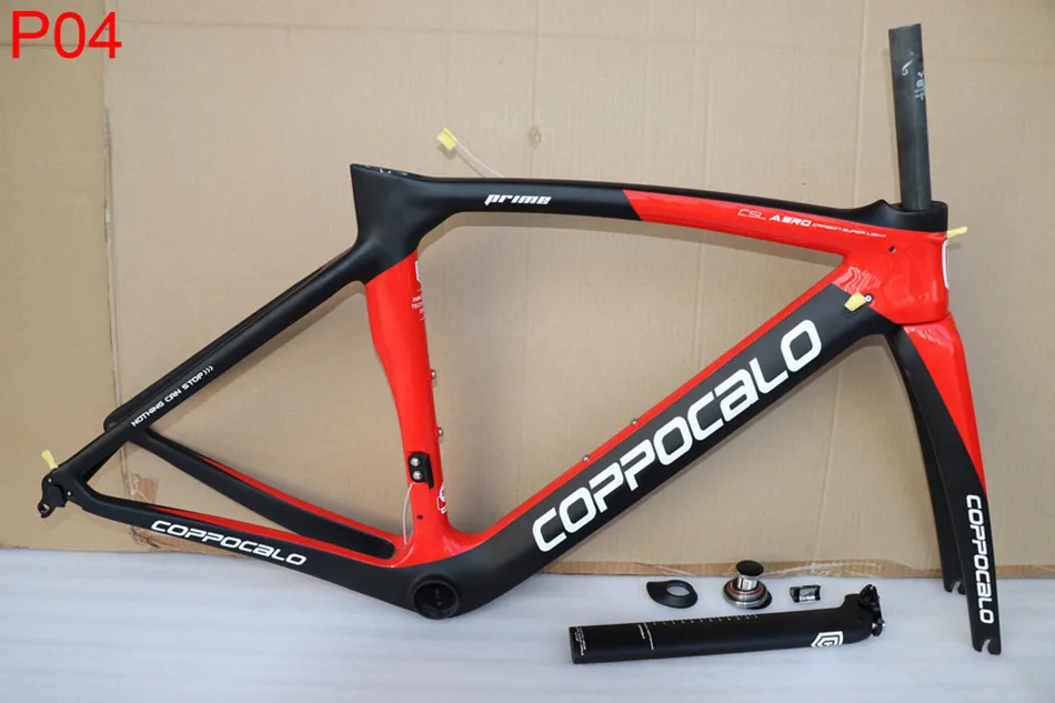P04 color coppocalo премьер-карбоновая рама BB386 углеродный шоссейный велосипед рама кадры velo карбоновый руль T1000 UD гоночный велосипед, фреймсет - Цвет: P04 color