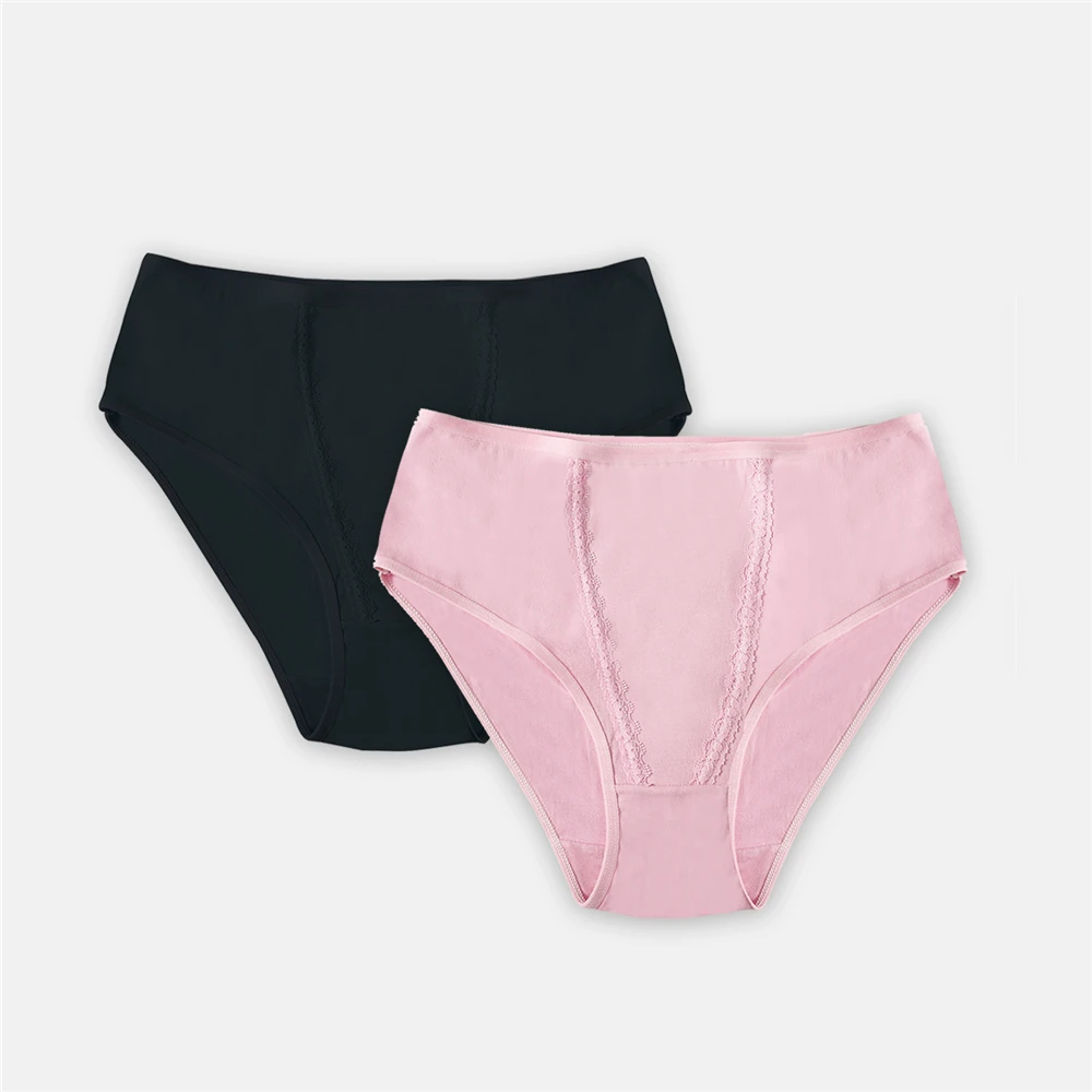 Новые женские хлопковые трусики средней талии размера плюс 2XL 3XL 4XL нижнее белье
