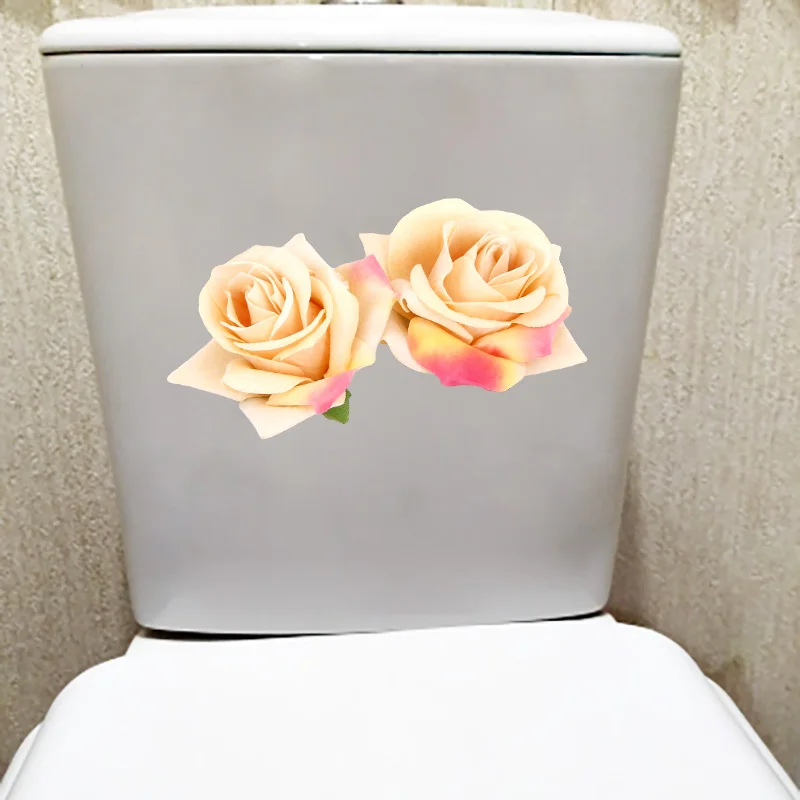 YOJA 21 7x12 2 см роза Классический туалет украшение для дома настенные наклейки | Дом и