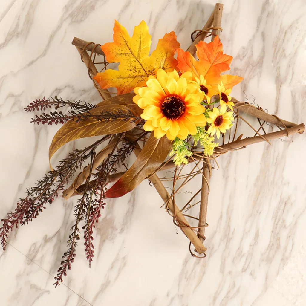 Искусственный цветок лаванды венок пиона гирлянды для двери Висячие на стену