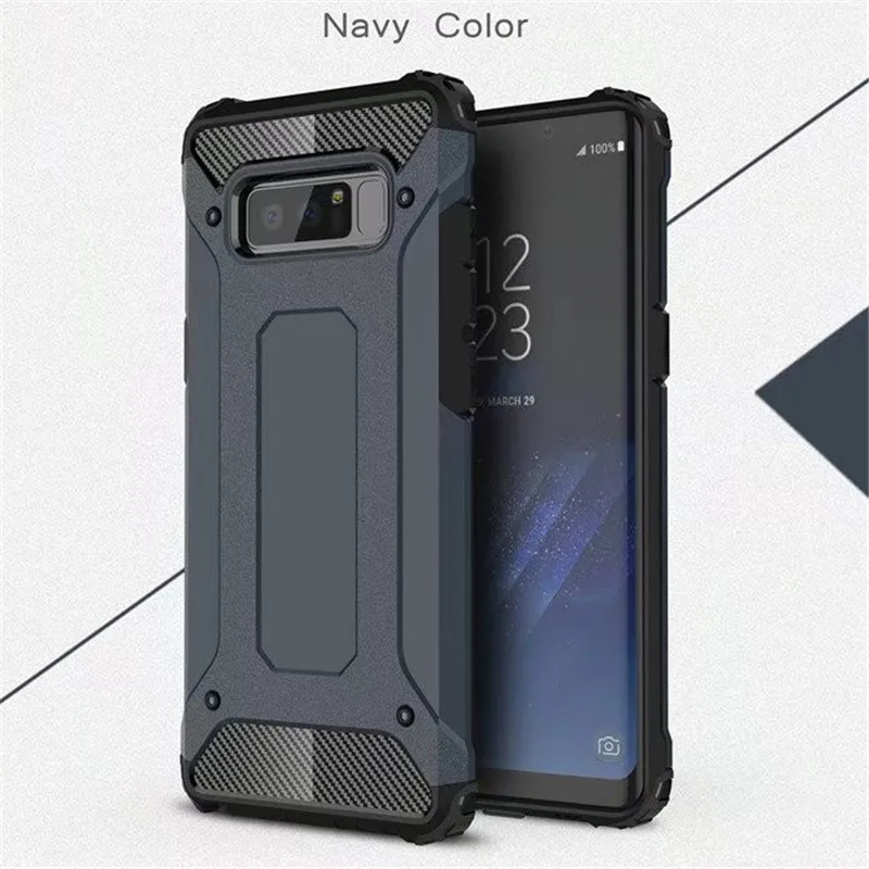 Dark Blue Для samsung Galaxy S5 S6 S7 край S8 S9 пию гибридный Чехол-Броня из термопластика чехол для J1 J3 J5 J7 A3 A5 A7 прочная крышка Grand Prime - Цвет: Dark Blue