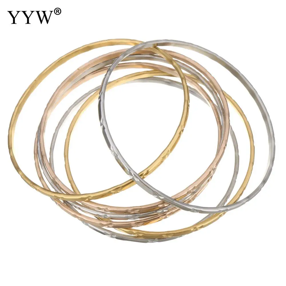 7 шт./компл. Женский комплект из браслета и нержавеющей стали|bangle set|bracelets & banglesbangles