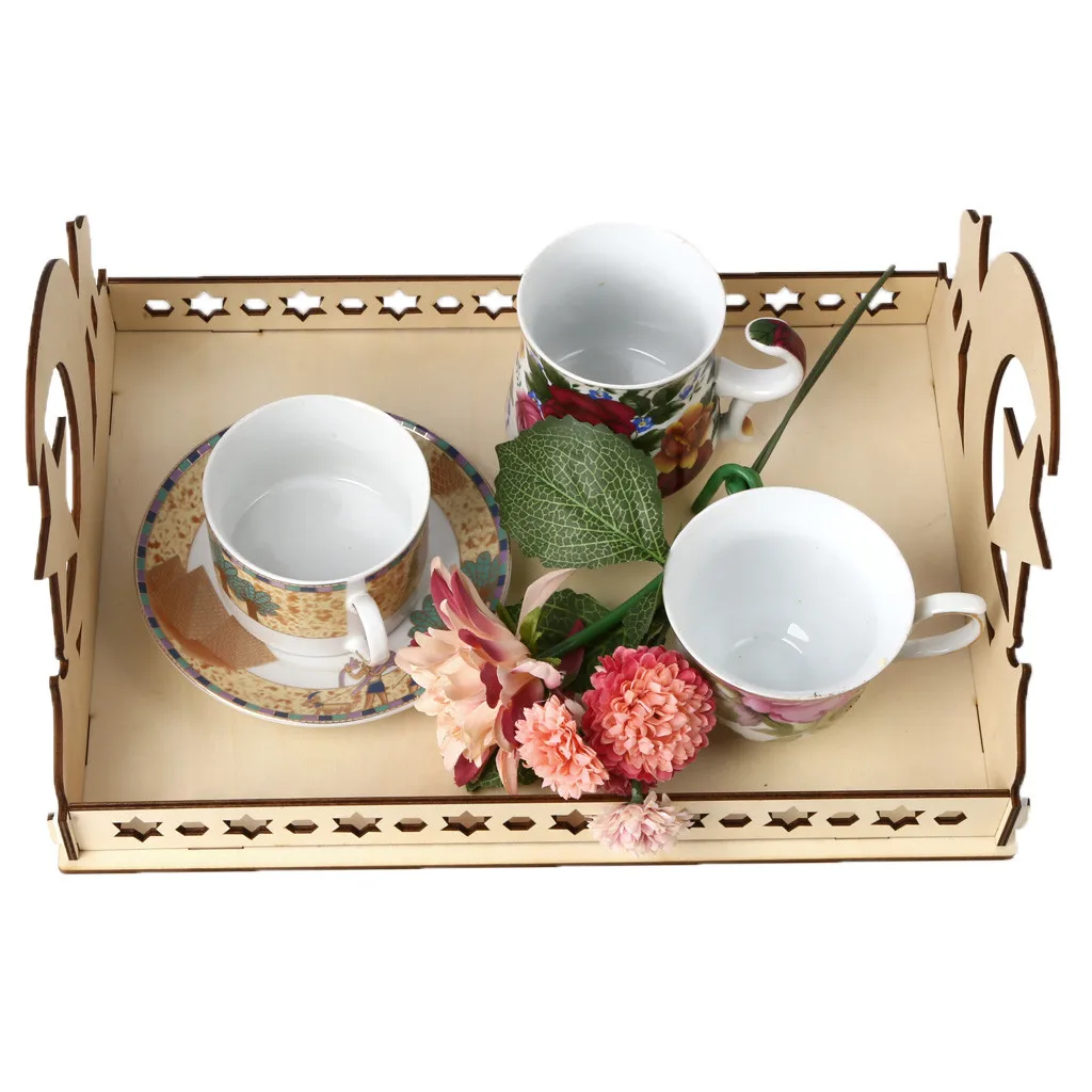 2020 новый деревянный художественные ИД Мубарак вечерние где посуда поднос