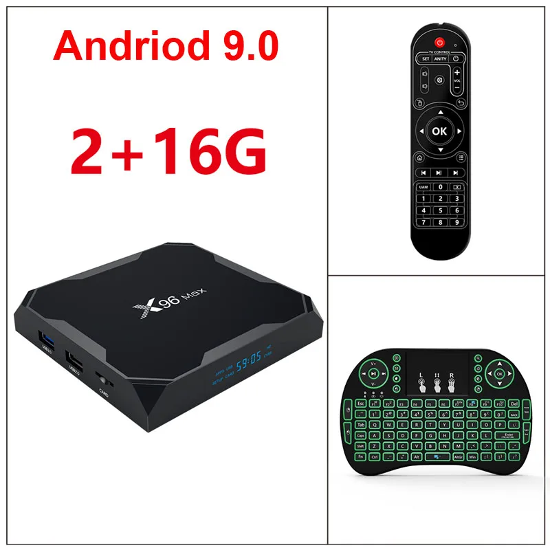 2G16G add I8 DQiDianZ X96Max ТВ BOX Android 9,0 Amlogic S905X2 4 ядра, 4 Гб оперативной памяти, 32 Гб встроенной памяти, 2,4G и Wi-Fi 5 ГГц BT4.1 4 к Декодер каналов кабельного телевидения компьютерной приставки к телевизору X96 Max X2 - Цвет: 2G16G add I8
