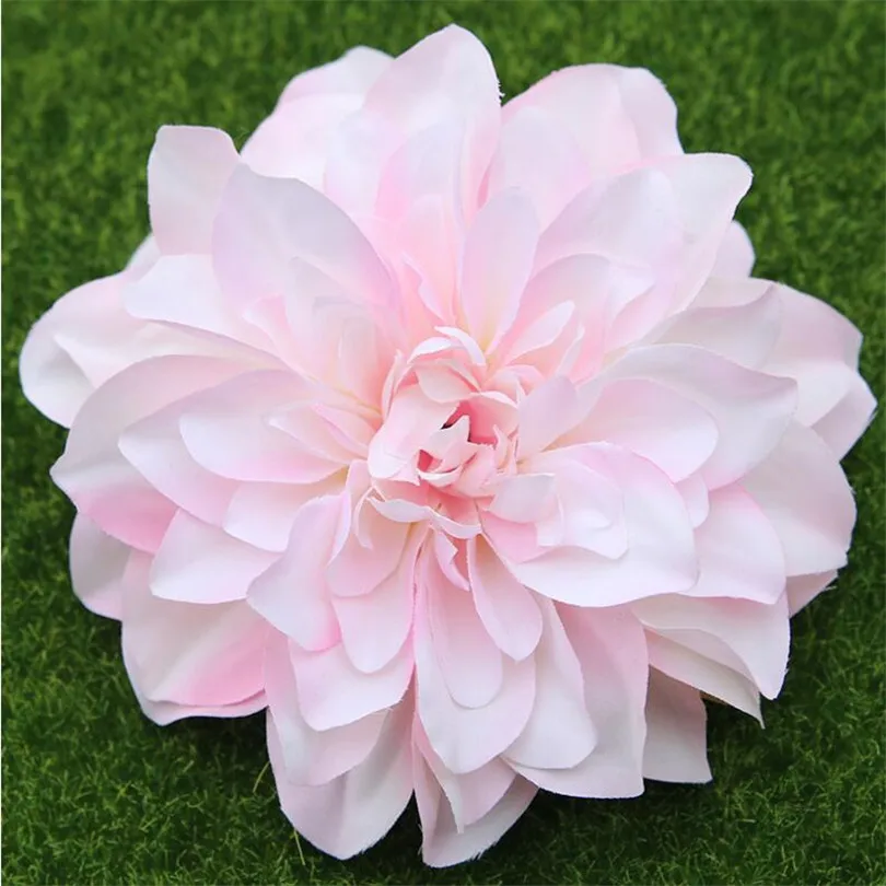 

40Pcs artificial dahlia flower heads silk flower head for Dahlia flower wall decoration