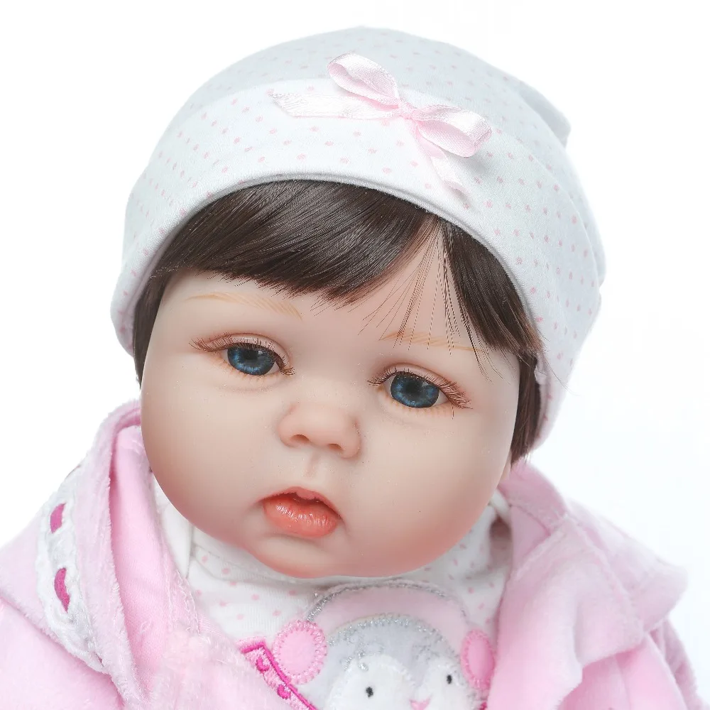 Высокое качество для новорожденных девочек Baby doll 22 дюйма 55 см Мягкое хлопковое
