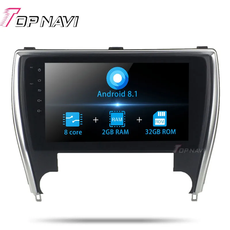 2 din Авторадио 10 1 дюймов Android 8 для Toyota Camry 2015 стерео автомобильное радио GPS