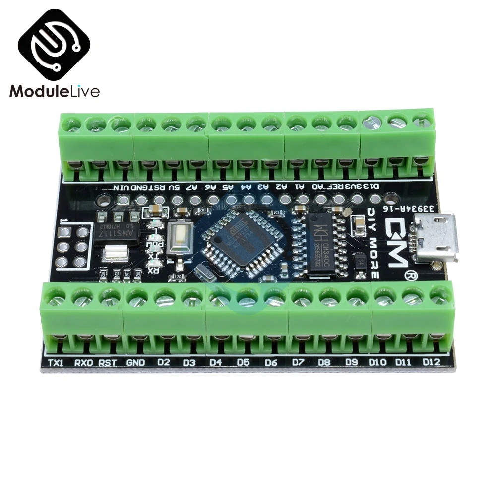 Микро-USB Atmega328P Nano V3.0 3 0 CH340G CH340 терминал драйвера свернутый адаптер плата