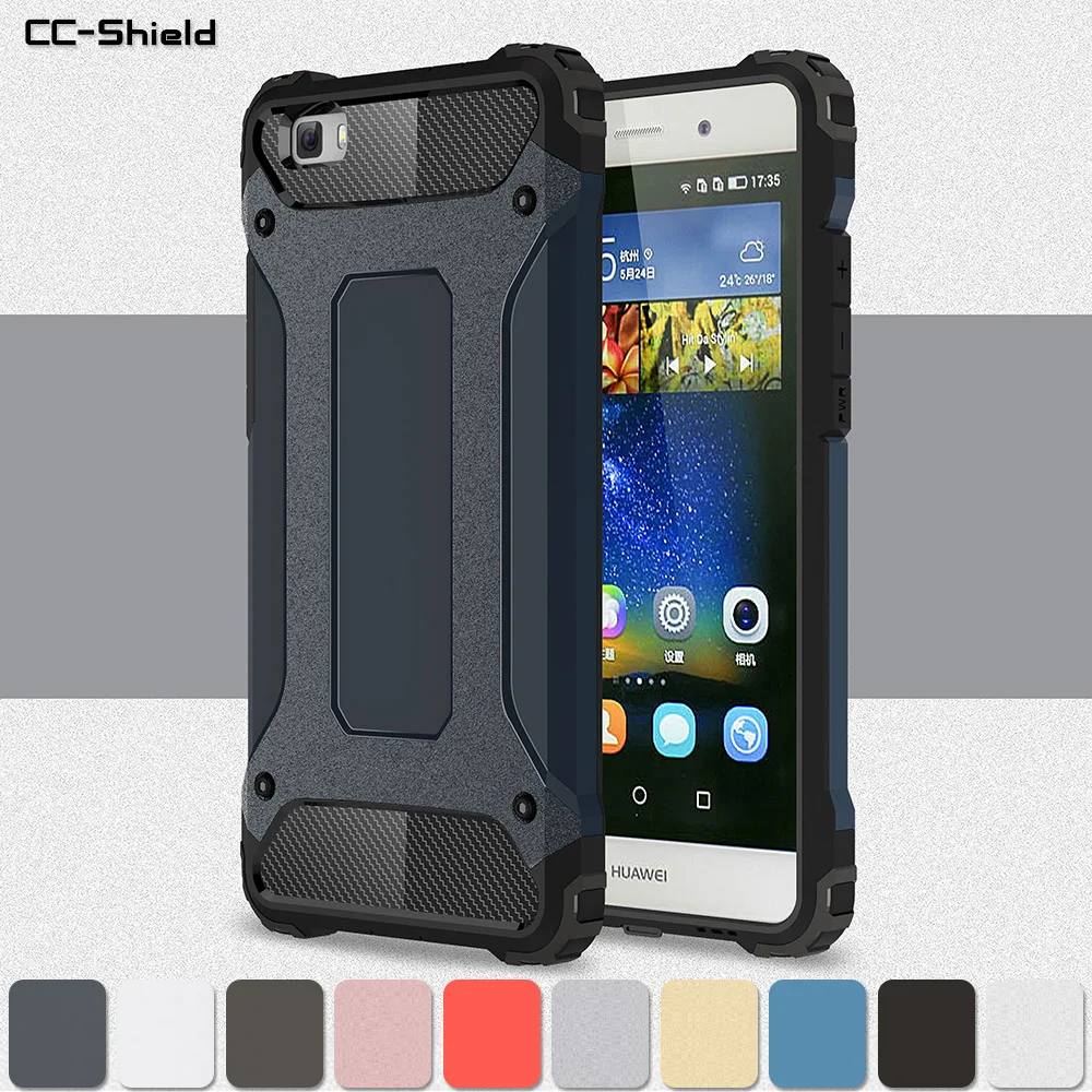 Armor Case for Huawei P8 Lite ALE-L21 P8Lite ALE-L23 Phone Fitted P 8 ALE L21 L23 Frame Protection Cover |
