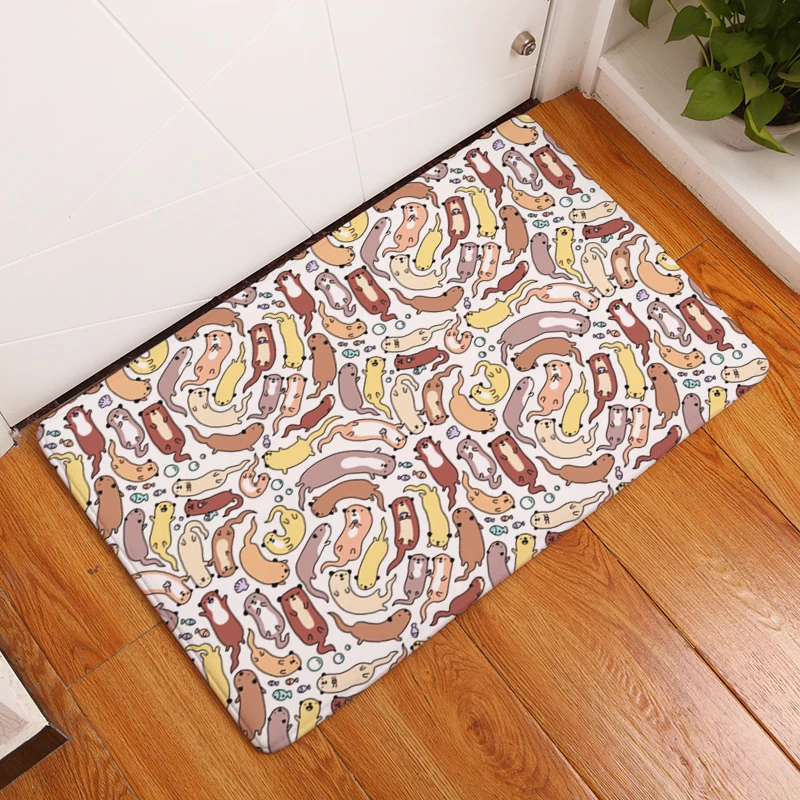 Новинка 2017 интенсивные Нескользящие ковры с мультяшным принтом кухонные коврики