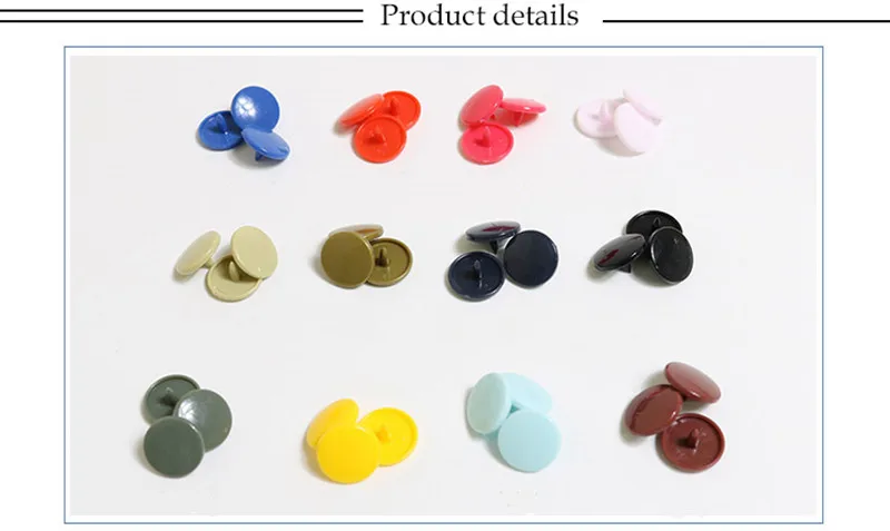 U Shape Fastener Snap Pliers 150 Set T5 12mm Round Plastic Resin Buttons Fastener Press Stud Baby Clothes Machine Sewing Tools