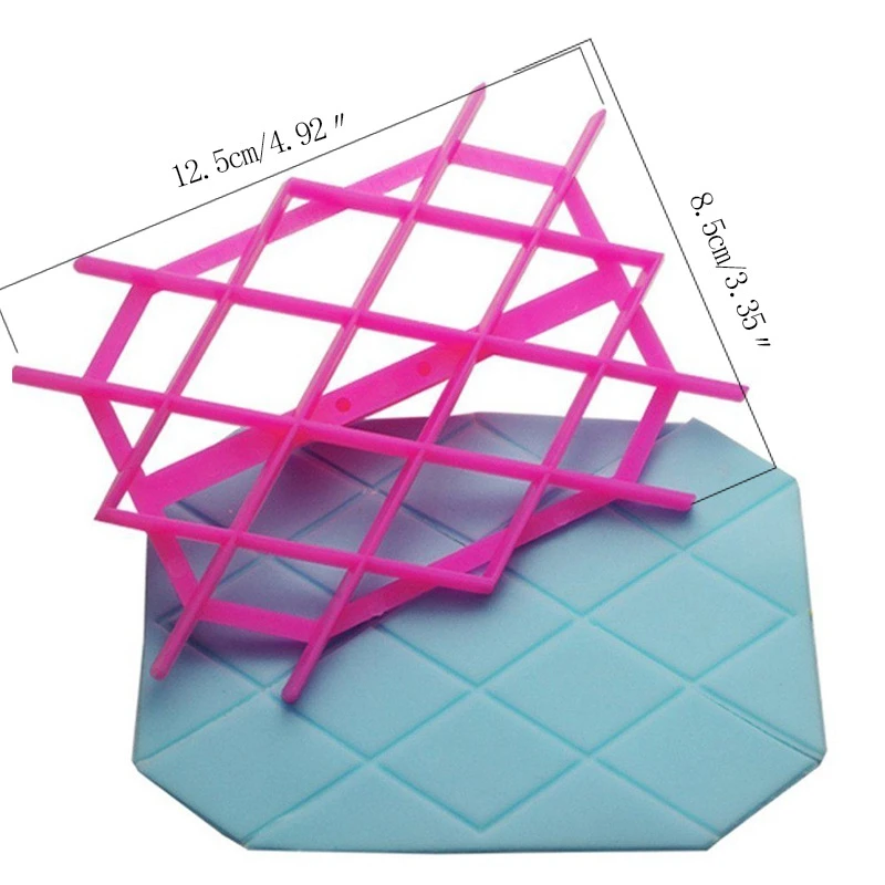 Алмазная решетка для торта Aomily пластиковое печенье с печатью инструменты