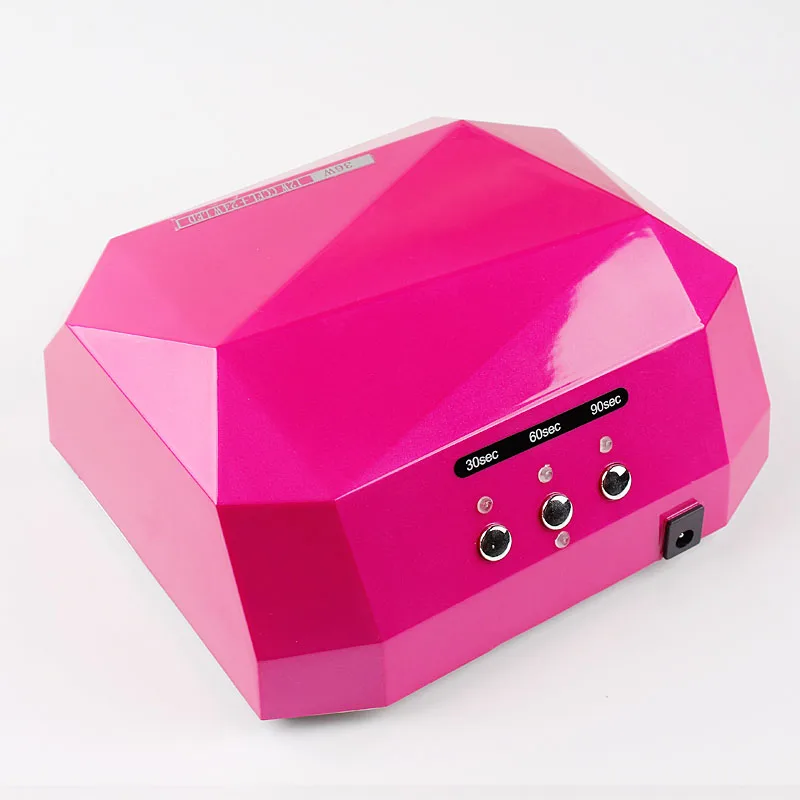 36 Вт Сушилка для ногтей в форме ромба сушилка лака 110 V 220 Светодиодный светильник