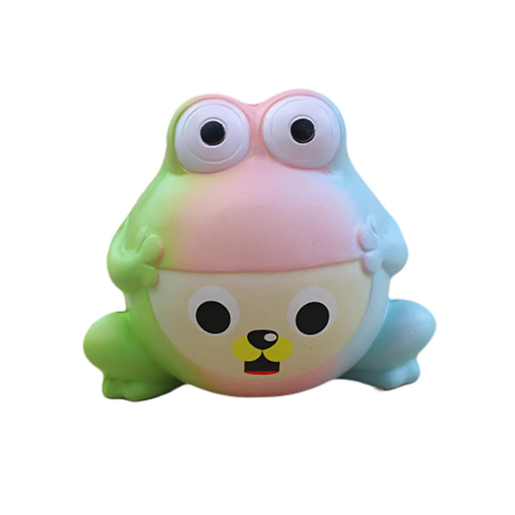 HIINST Squishy игрушка лягушка Kawaii животные медленно поднимающиеся для детей Младенцы