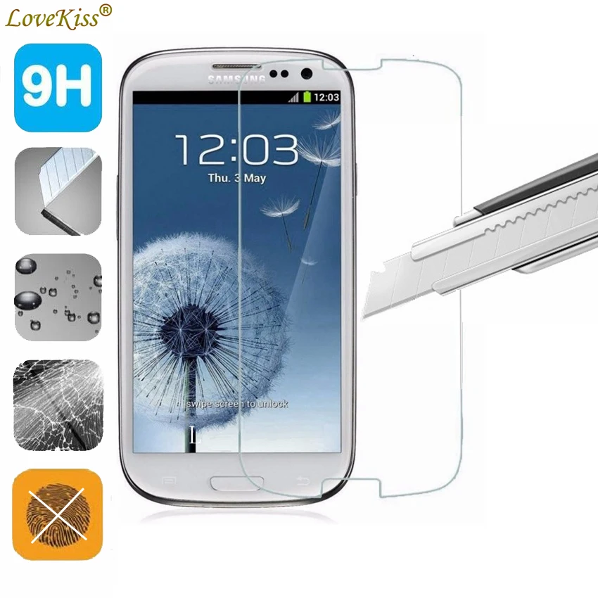 9H пленка из закаленного стекла для samsung Galaxy S3 SIII Neo i9301i I9300i GT-i9300 Защитная стеклянная пленка чехол