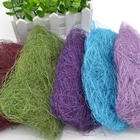 10 гпакет Натуральный сизаль рустикальный подарок на свадьбу наполнитель для ящиков DIY цветок букет в упаковке наполнитель принадлежности для украшения свадебной вечеринки