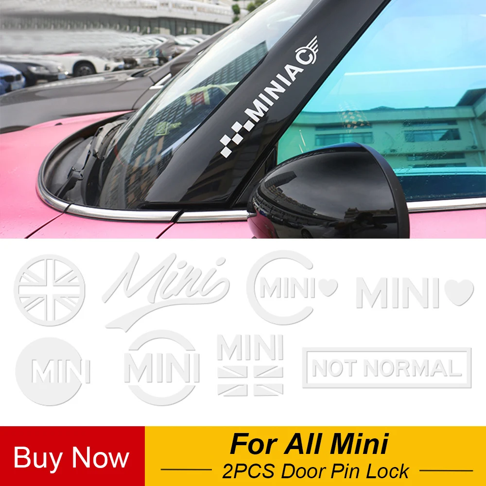 Различные переводные наклейки на автомобиль Union Jack для Mini Cooper One S JCW Countryman Clubman F55 F56