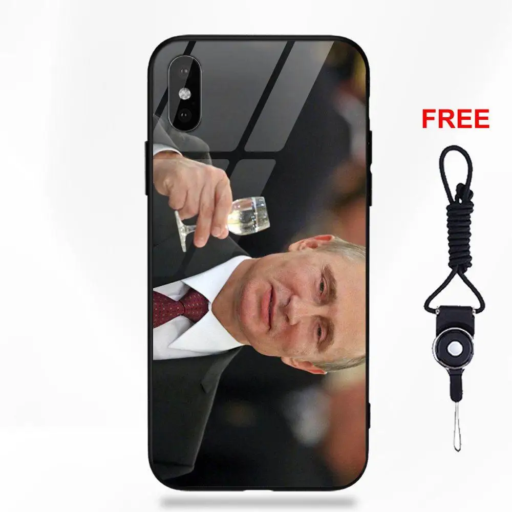 Vvcqod Россия для Apple iPhone 5 5C 5S SE 6 S 7 8 Plus X XS Max XR силиконовая рамка из ТПУ закаленное