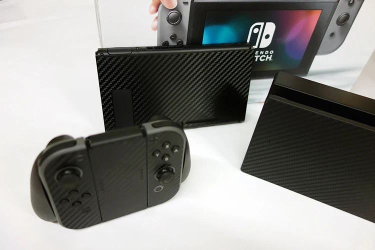 Новинка 2017 года для nintendo Switch виниловая защитная пленка из углеродного волокна