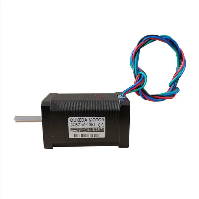 2 фазы 35 шаговый двигатель 0.51Nm Nema14 5.1kg.cm 1.2A 35BYG 4 провода 3D принтер длина 60