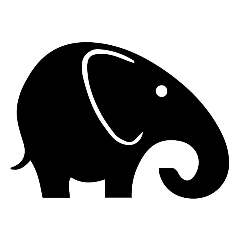 YOJA 5 8X4 1 см 6 шт. Слон Дети Спальня наклейка на стену бокал для вина чашки наклейки