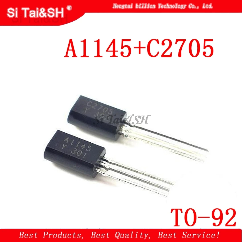 10 шт./лот 5 шт. A1145+ 5 шт. C2705 2SA1145 2SC2705 TO-92 и