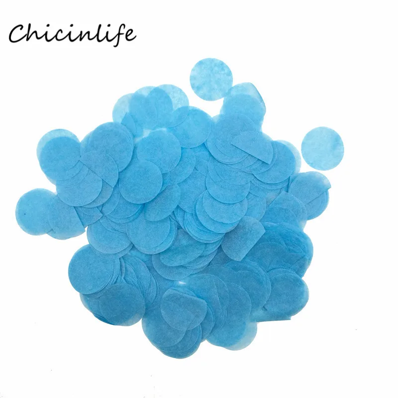 Chicinlife 1 упаковка 2 5 см круглые бумажные салфетки конфетти шары для свадьбы и дня