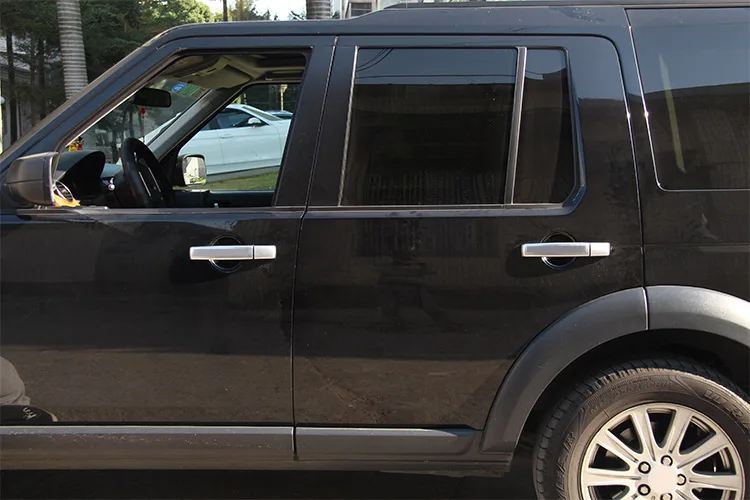 8 шт. отделка дверных ручек для Land Rover Discovery 4 2010- LR4 Range Rover Sport 08-13 автомобильные аксессуары для freelander 2 2010