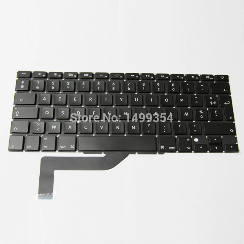 5 шт./лот для Macbook Pro Retina 15 &quotA1398 французская Франция FR Клавиатура MC975 MC976 ME664 ME665 ME293 |