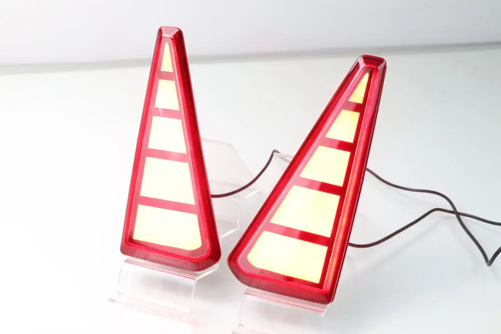 2 шт. светодиодный светильник заднего бампера отражатель стоп сигнала объектива