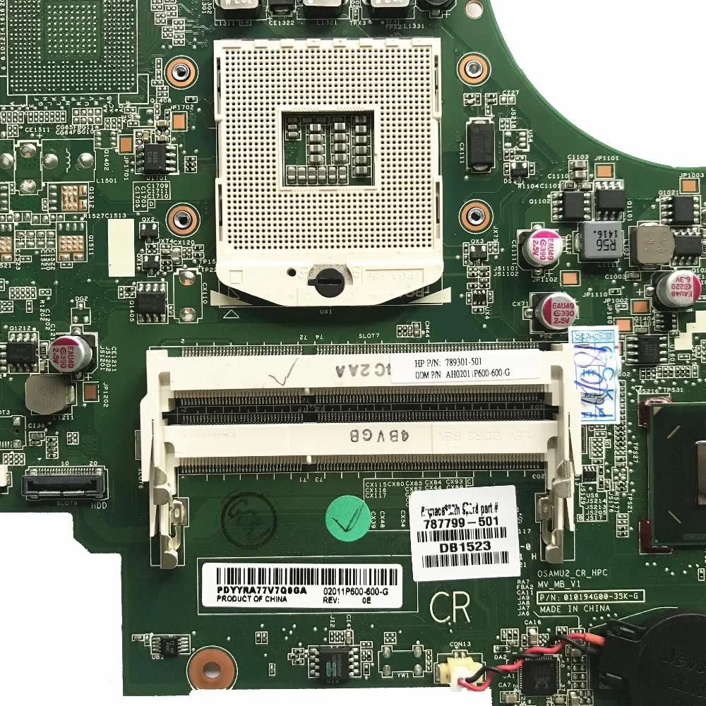 SZWXZY отлично подходит для HP 250 G2 15-D 787799-001 787799-501 Материнская плата ноутбука GPA989 HM76