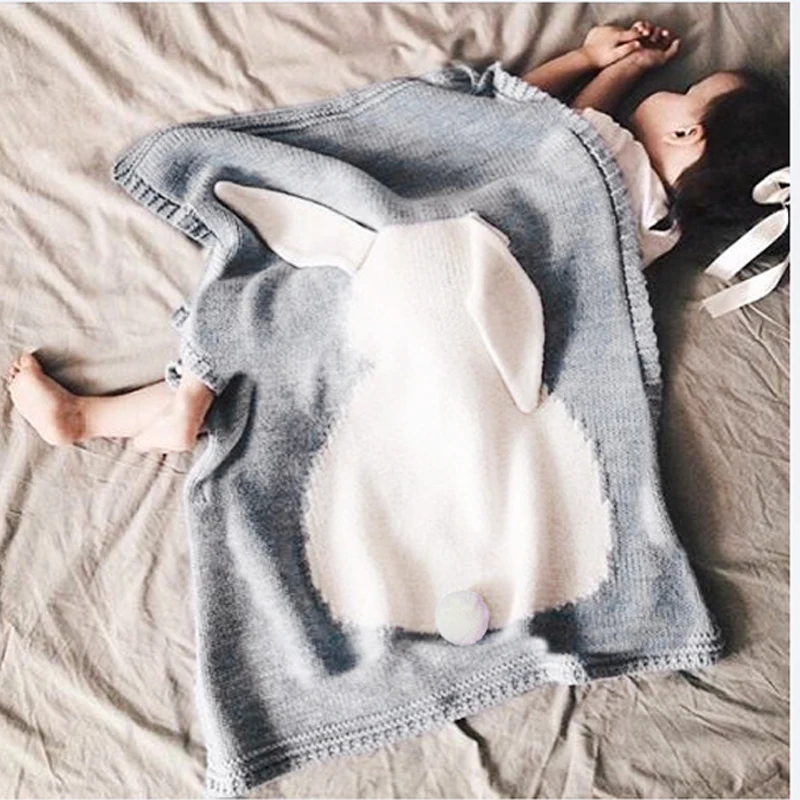 Детское постельное белье для малышей Вязаное детское одеяло мягкие одеяла