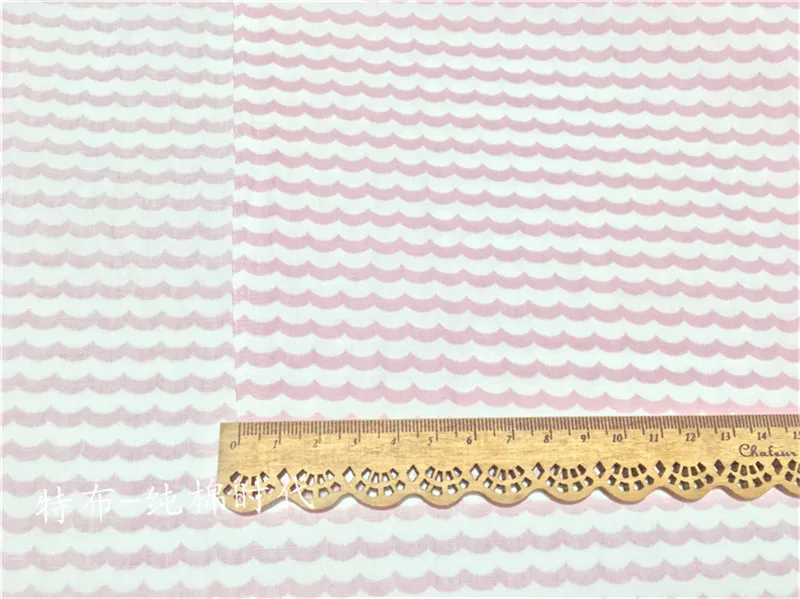 HMS 50x160cm Cotton Twill Fabric DIY Material for Bedding Clothing Rural Flower Wave 4 Colors to Choose T8419b | Дом и сад
