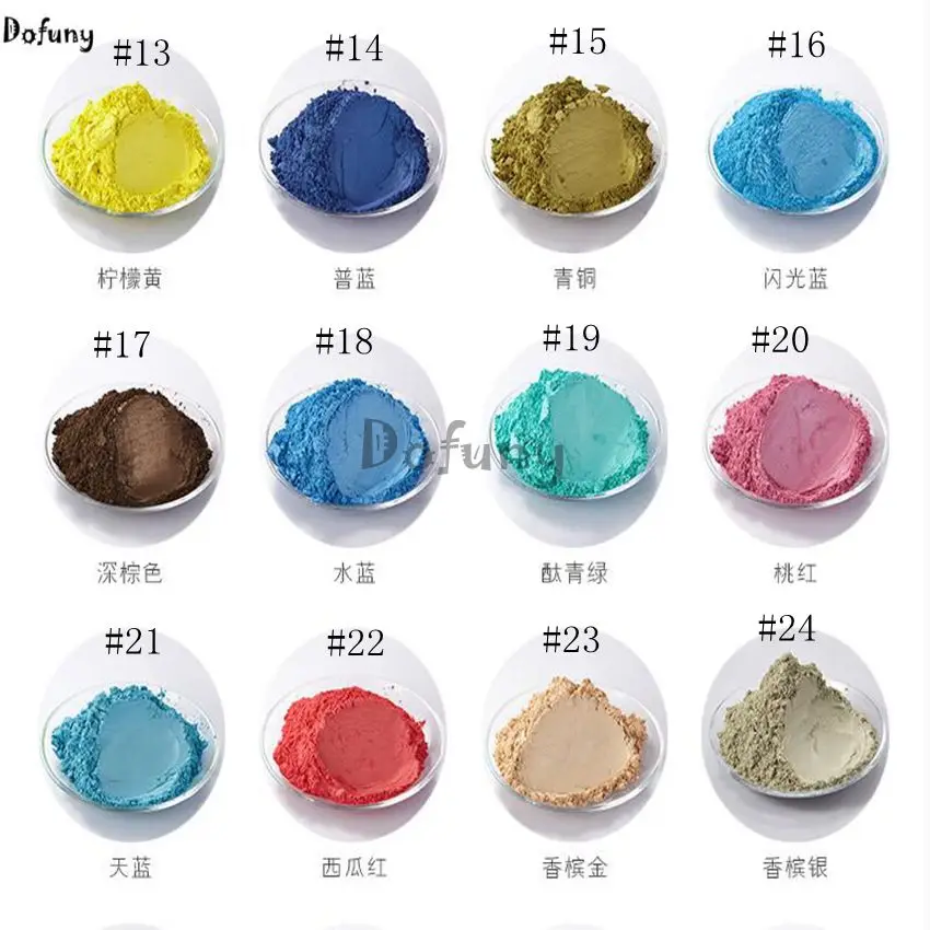 Много цветов жемчужная пудра пигмент для теней век лак ногтей слюда блеск