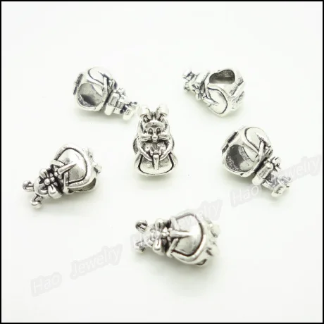 70 шт. тибетский серебряный кролик резная искусственная подвеска европейский