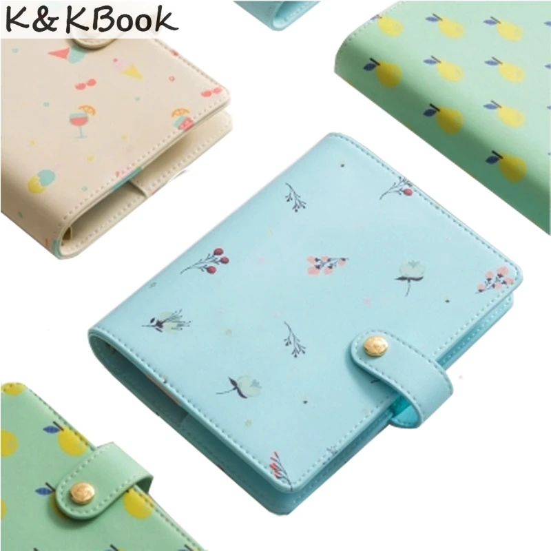 K & KBOOK A6 A7 PU кожа конфетный цвет Hello летний персональный дневник кавайный