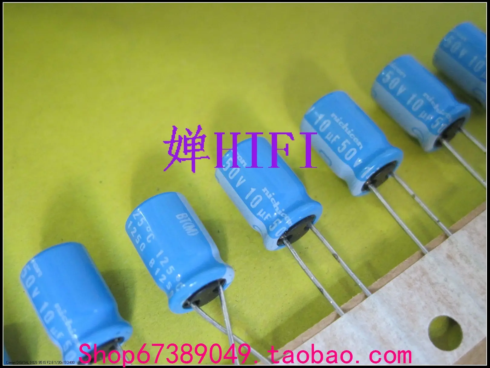 

2020 hot sale 20PCS/50PCS Nichicon BT 125 degrees of the original Japanese electrolytic capacitor 50v10uf 8x11mm free shipping