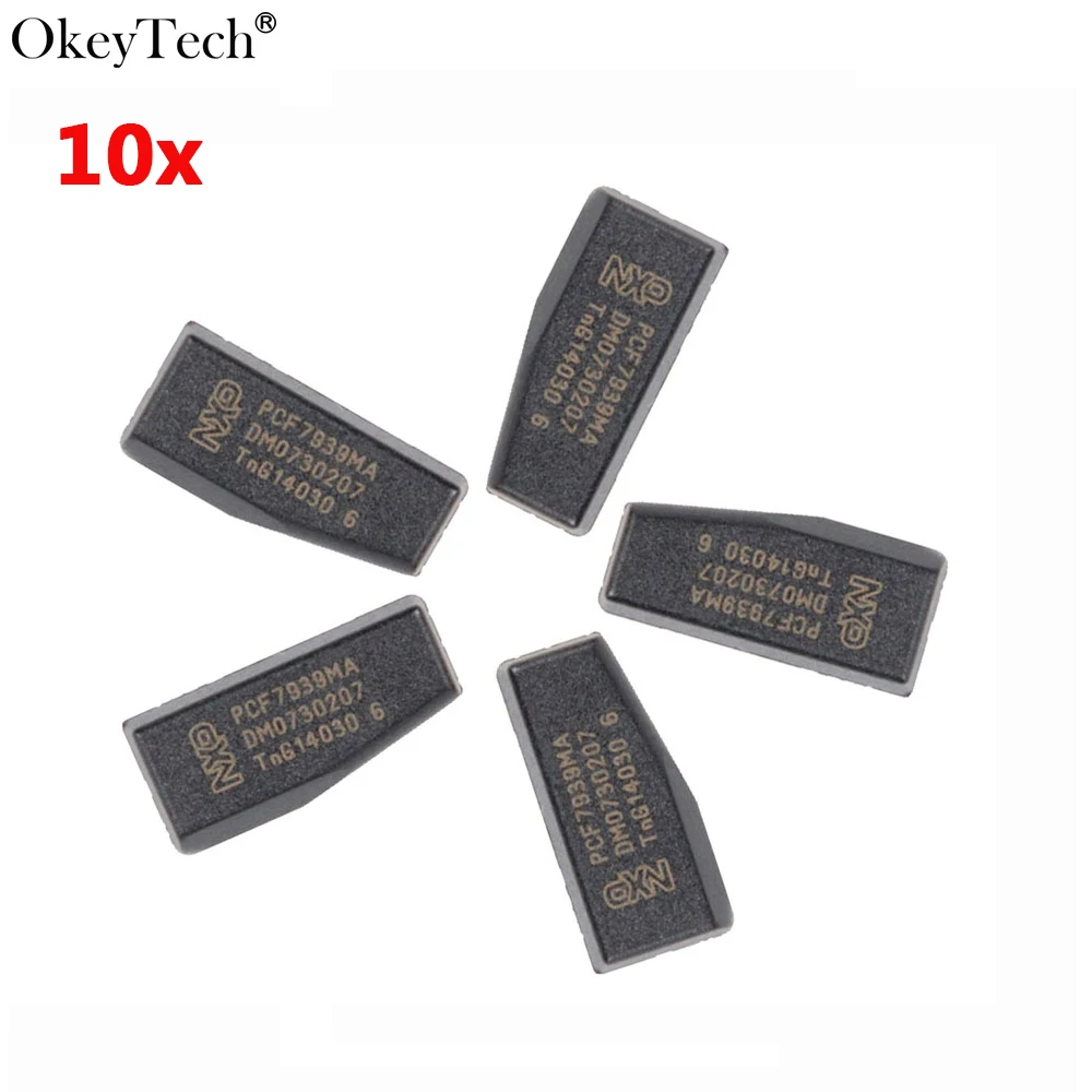 Оригинальные чипы для автомобильных ключей OkeyTech 10 шт./лот PCF7939MA PCF7939 TP39