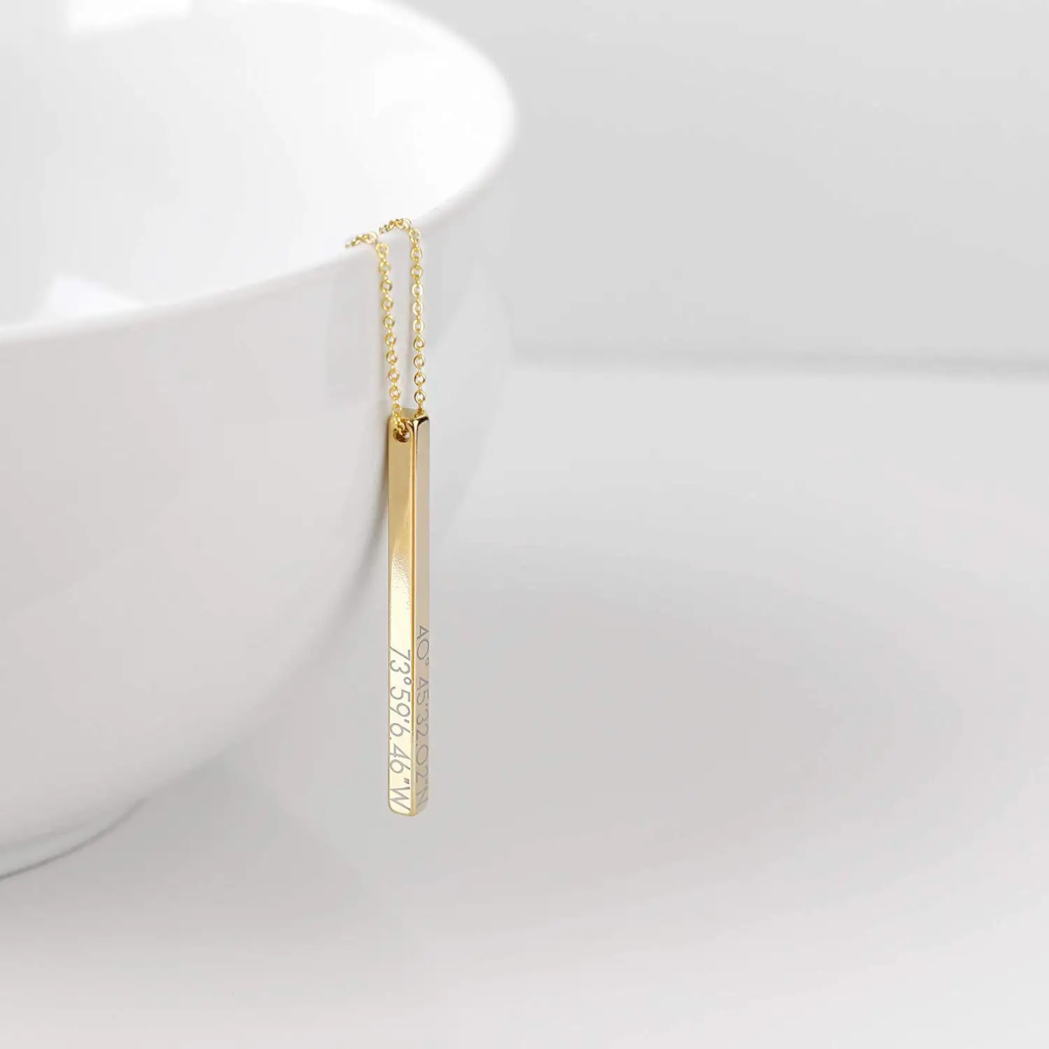DOREMI индивидуальное вертикальное ожерелье на заказ женское с именем ювелирные