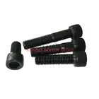 Бесплатная доставка 50 шт. M5x16 мм M5 * 16 мм плоская головка потайная головка черный класс 8,8 углеродистая сталь Шестигранная головка колпачок винт