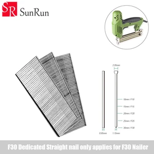 F30 специальные прямые гвозди для гвоздей, Столярный пистолет для гвоздей газового ряда, 1 коробка, 5000 шт.