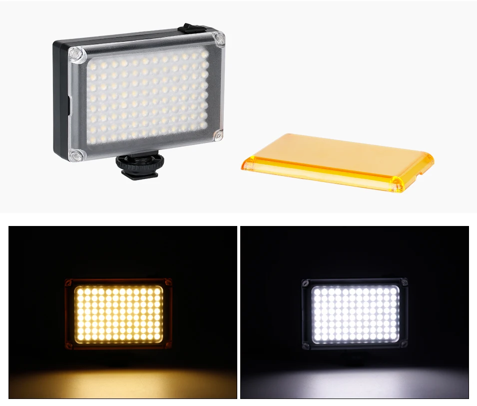 Ulanzi TF 96 LED фото видео свет на камеру Горячий башмак крепление для камеры Canon Nikon