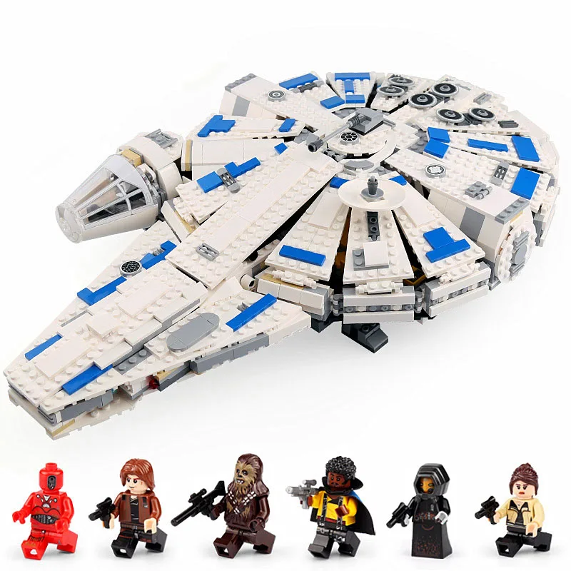Совместимы 75212 05142 StartWars Kessel Run Millennium Falcon строительные блоки модель игрушки для
